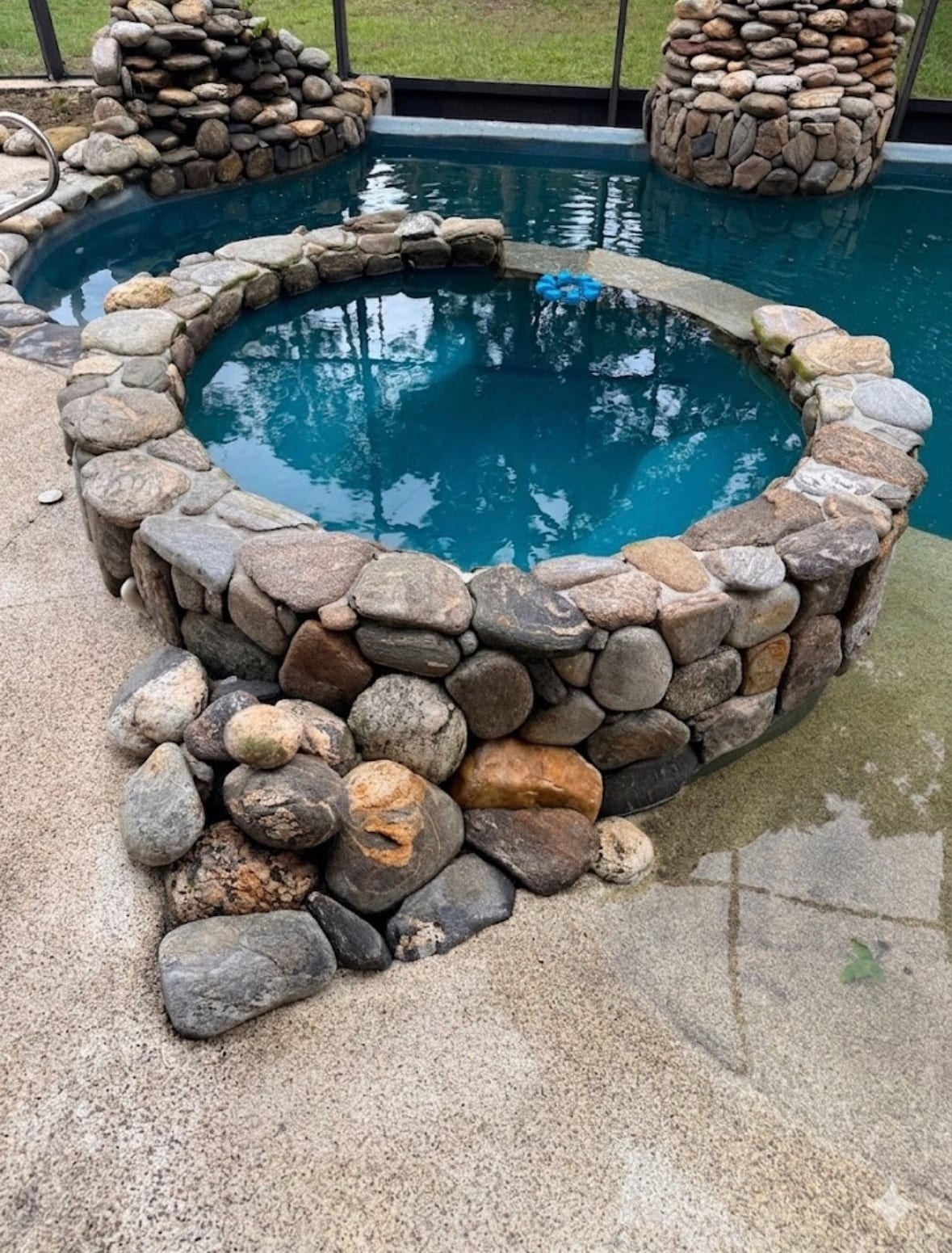 Restored Pool Spa Feature