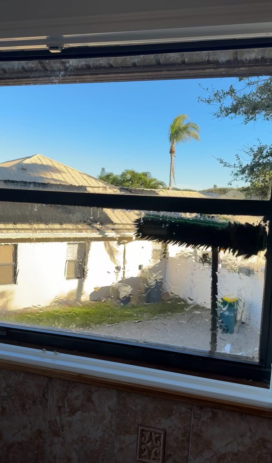 Screened Patio Window